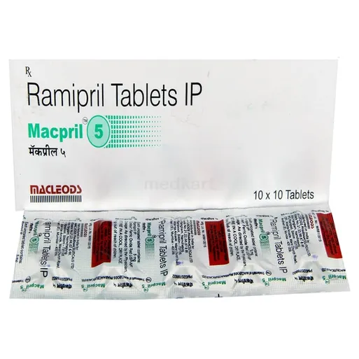 macpril 5mg tablet 10's